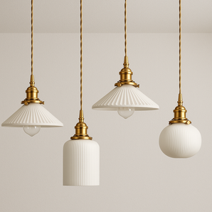 Luminária Pendente Moderna Industrial Minimalista Mia - Ø22cm x 9cm - ORNE™