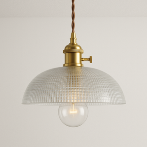 Luminária Pendente Industrial Retrô Vintage Vidro Metal Segma — ORNE