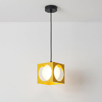 Luminária Pendente Moderna Minimalista Metal Vidro Kubrik — ORNE