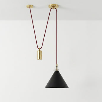 Luminária Pendente Moderna Minimalista Metal Vidro Madou — ORNE