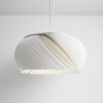 Luminária Pendente Moderno Minimalista Acrílico Branco Feathers — ORNE