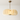 Luminária Pendente Moderno Minimalista Metal Acrílico Dourado LED Krasu