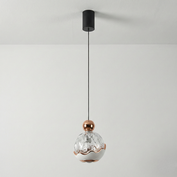 Luminária Pendente Moderno Minimalista Acrílico Metal Globo LED Sitges — ORNE