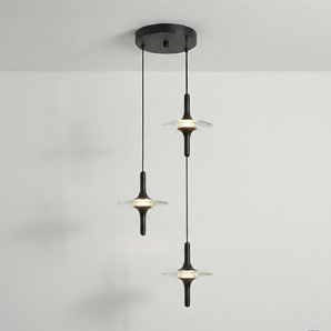 Luminária Pendente Moderno Minimalista Acrílico Metal Cobre LED Sallent — ORNE