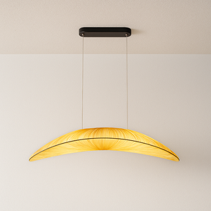 Luminária Pendente Moderna Minimalista Xpress - Bege / 80cm - ORNE™