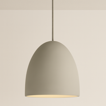 Luminária Pendente Moderna Minimalista Lene - Ø16x17cm / Branco Quente (3000K) - ORNE™