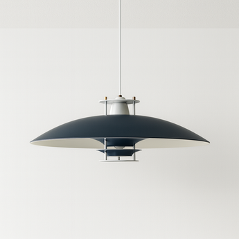 Luminária Pendente Moderno Minimalista Artek - Azul / Ø45cm - ORNE™