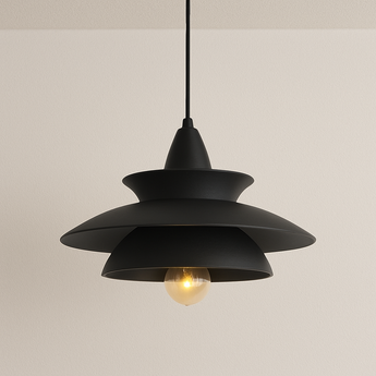 Luminária Pendente Moderno Minimalista Brief - Preto - ORNE™