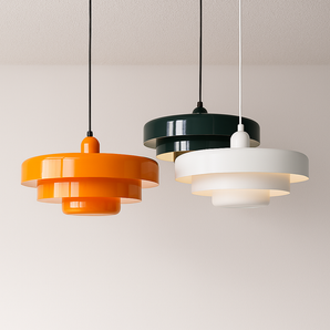 Luminária Pendente Moderna Minimalista Mag - Branco / Ø35cm - ORNE™