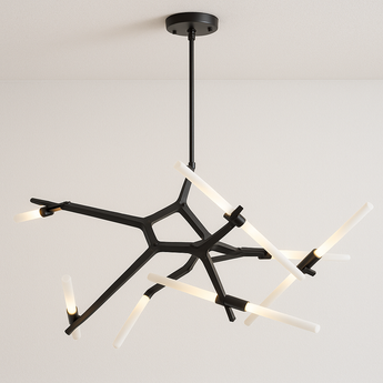 Luminária Pendente Moderno Minimalista Metal Preto Brunt — ORNE