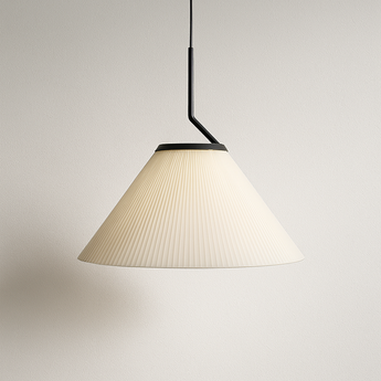 Luminária Pendente Moderna Minimalista Tecido Metal Nimbus - 1 Lâmpada / Tecido e Alumínio - ORNE™