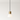 Luminária Pendente Moderno Minimalista Metal Vidro Bege Aplaho