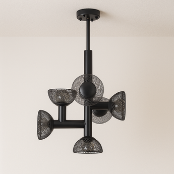 Luminária Pendente Moderna Minimalista Artistry - Preto - ORNE™