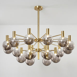 Luminária Pendente Moderno Minimalista Vidro Metal Globos Cella — ORNE