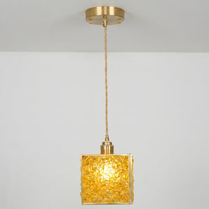 Luminária Pendente Moderno Minimalista Vidro Metal Cravina — ORNE