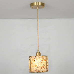 Luminária Pendente Moderno Minimalista Vidro Metal Edelvais — ORNE