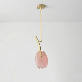 Luminária Pendente Moderno Minimalista Vidro Metal Globos Lumi Flower — ORNE