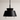 Luminária Pendente Moderno Minimalista Vidro Metal Preto Linq — ORNE