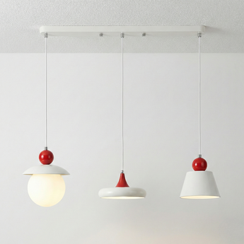 Luminária Pendente Moderno Minimalista Vidro Metal Globo Nitra — ORNE