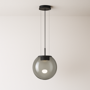 Luminária Pendente Moderno Minimalista Vidro Metal Globo LED Olexy — ORNE