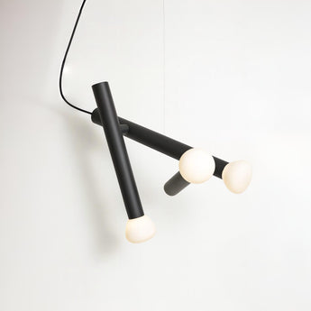 Luminária Pendente Moderna Minimalista Metal LED Trix - A / 3 lâmpadas - ORNE™