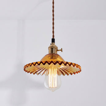 Luminária Pendente Retrô Vintage Vidro Metal Sodo — ORNE