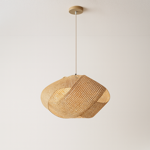 Luminária Pendente Rústico Minimalista Moderno Bambu LED Dazzle — ORNE