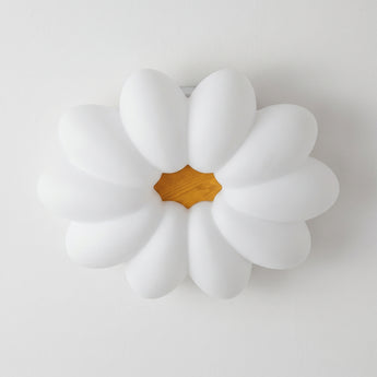 Luminária Plafon Infantil Moderna Minimalista Madeira PE Flower — ORNE