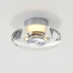 Luminária Plafon Moderna Minimalista Metal Vidro Bharu — ORNE