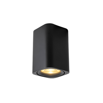 Luminária Spot Sobrepor Moderno Minimalista Quadrado Recuado LED Brid - Preto / 7W / Branco Quente (3000K) - ORNE™